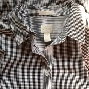Black and White Checkered Gingham Shirt